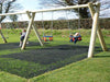 Premium Rubber Grass Playground Mats Durable Safety Flooring for Play Areas