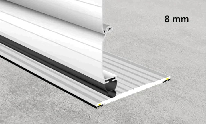 Industrial Strength Aluminum Threshold Seal Kit Weatherproof Protection for Garage Doors