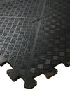 Solid Rubber Interlocking Freeweights Mats for Strength Training